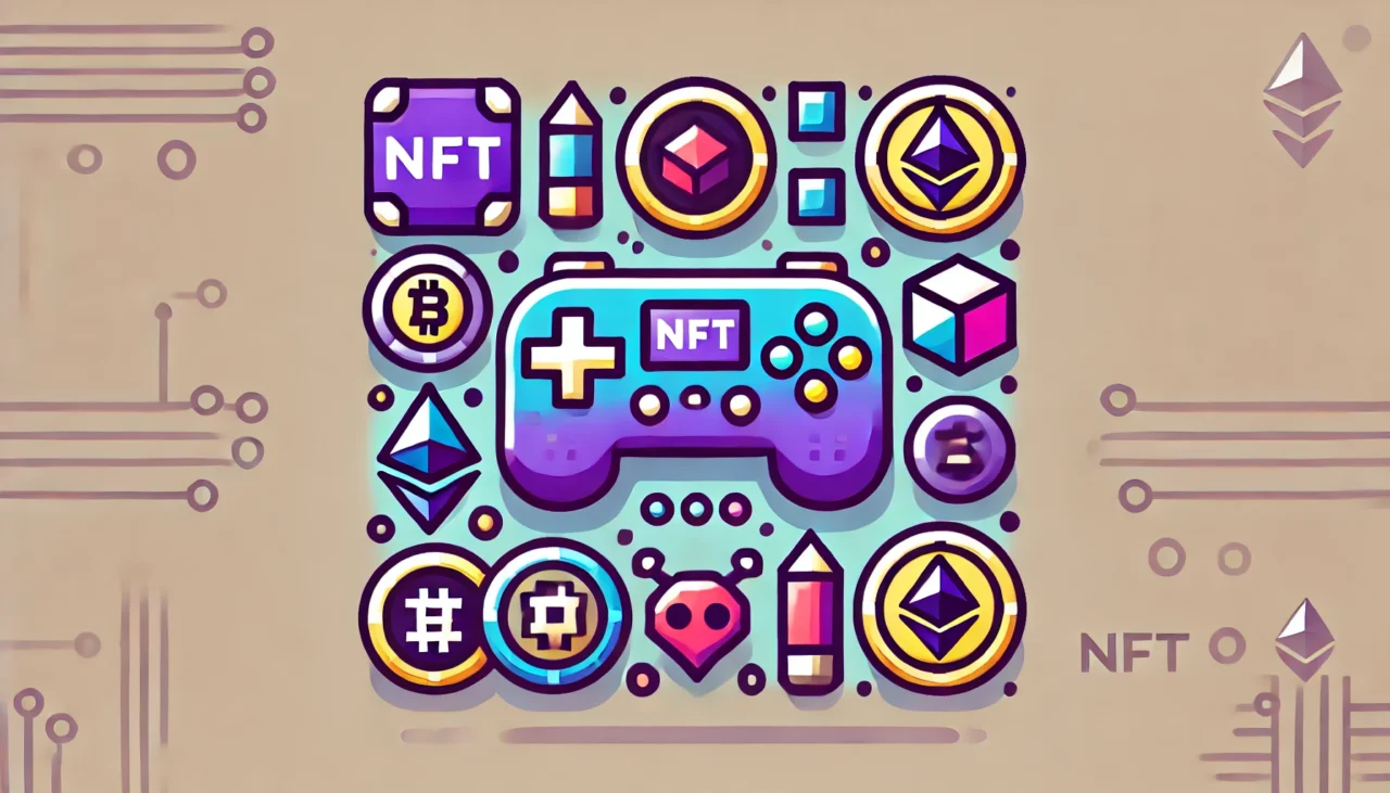 NFTゲームのイラスト